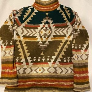 Faherty Aberdeen Aztec Sweater